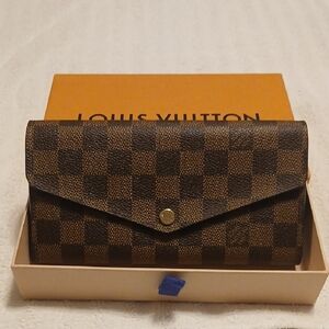 Louis Vuitton Dark Brown Checkered Wallet